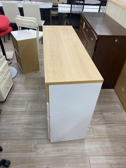 中村敬木工 (ナカムラタカシモッコウ) 4段チェスト ナチュラル×ホワイト