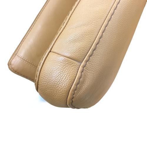 Domicil (ドミシール) 2人掛けソファー ブラウン オットマン付き 2人掛け 総革