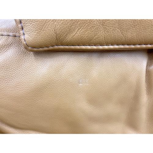 Domicil (ドミシール) 2人掛けソファー ブラウン オットマン付き 2人掛け 総革