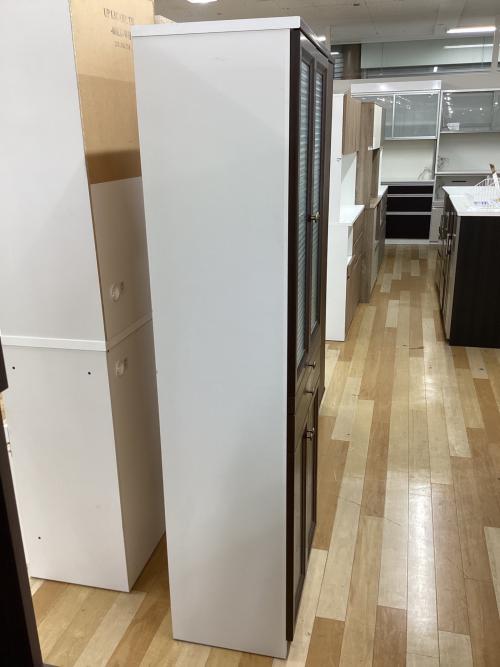 食器棚 ブラウン