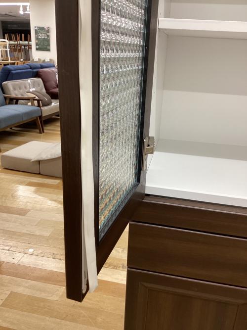 食器棚 ブラウン