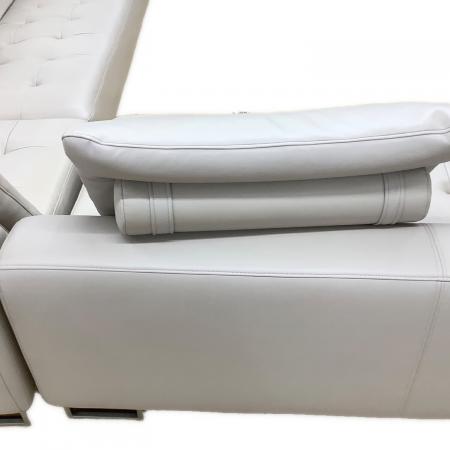 大塚家具　グレー L字型ソファ 布製 電動リクライニング ソファ「サントル」幅194cm 布グレー GRY＃B-16