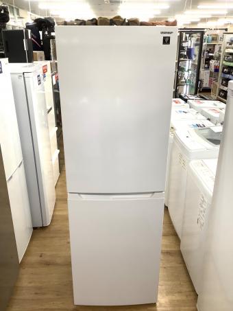 SHARP (シャープ) 2ドア冷蔵庫 SJ-BD23K-W 2023年製 230L