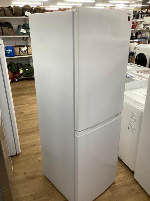 SHARP (シャープ) 2ドア冷蔵庫 SJ-BD23K-W 2023年製 230L