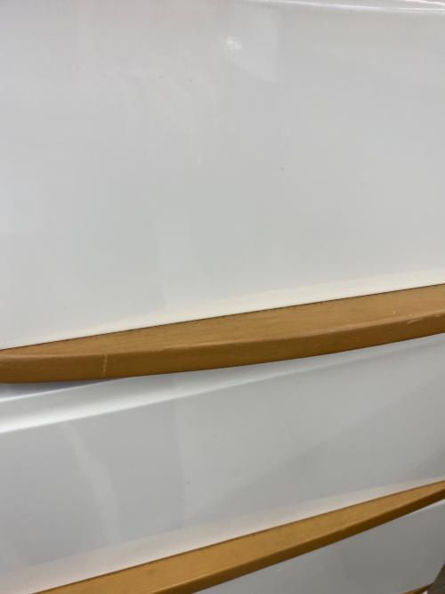 6段チェスト ナチュラル×ホワイト