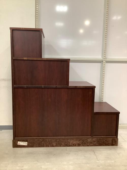 飛鳥民芸 階段箪笥 ブラウン