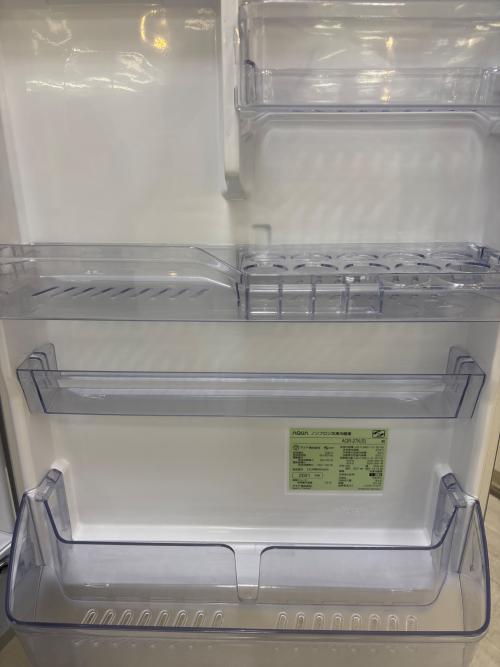 AQUA (アクア) 3ドア冷蔵庫 AQR-27K 2021年製 ※製氷皿欠品 272L