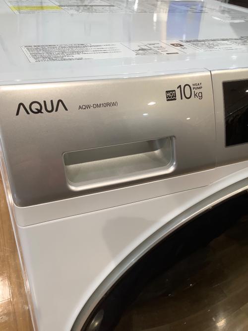 AQUA (アクア) ドラム式洗濯乾燥機 AQW-DM10R-L(W)