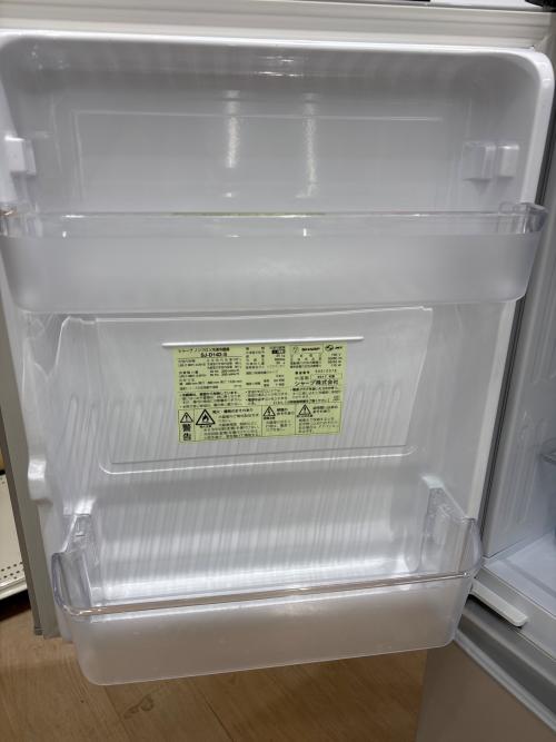 SHARP (シャープ) 2ドア冷蔵庫 SJ-D14D-S 2017年製 137L