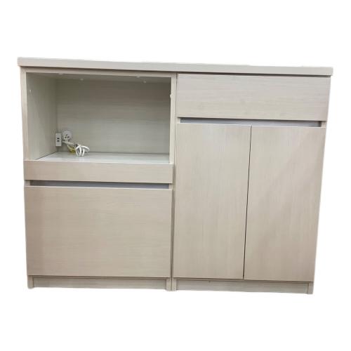 土井インテリア (ドイインテリア) キッチンカウンター アイボリー×ホワイト