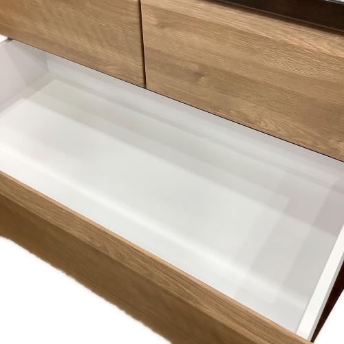 6段チェスト ナチュラル×ダークブラウン