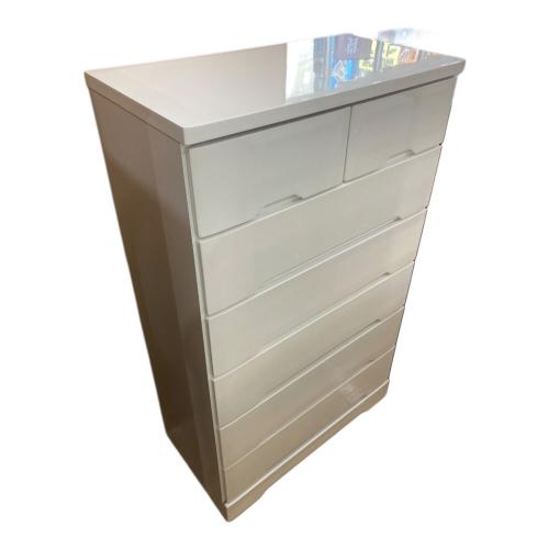 三友ファニチャー (サントモファニチャー) 6段チェスト ホワイト