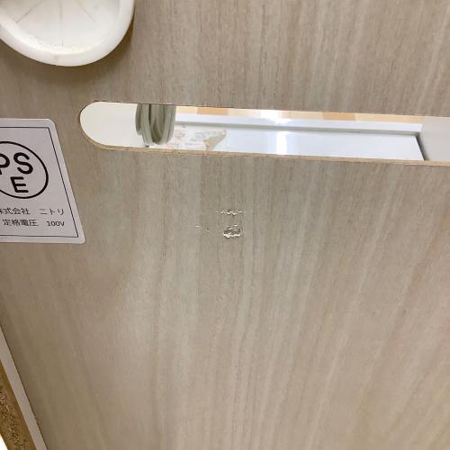 ニトリ レンジボード ホワイト アルミナ