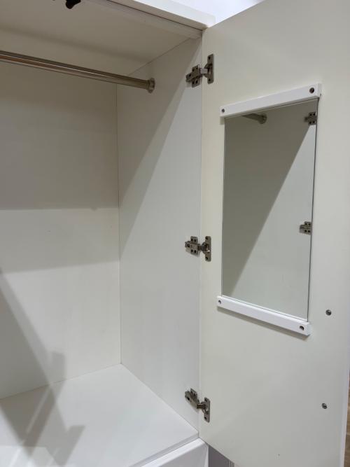 ニトリ ワードローブ 幅80 奥55 高190（ｃｍ） ホワイト