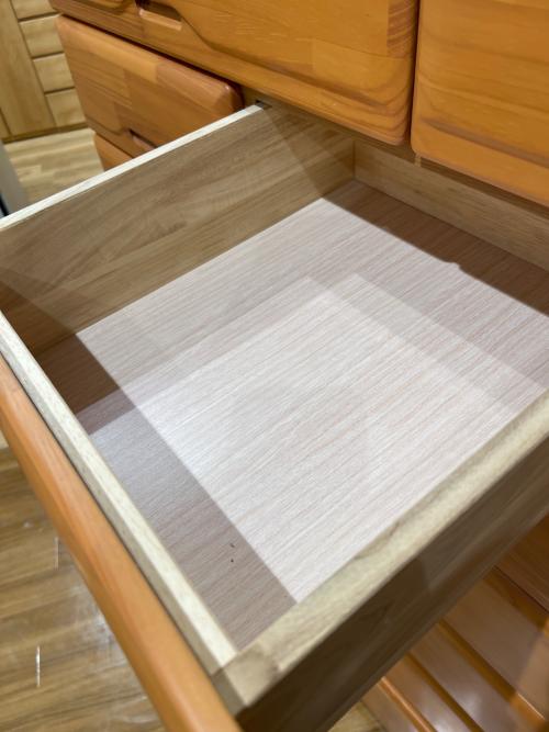 三友ファニチャー (サンユウファニチャー) 7段チェスト ブラウン