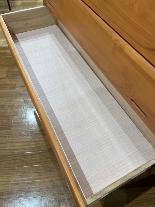 三友ファニチャー (サンユウファニチャー) 7段チェスト ブラウン