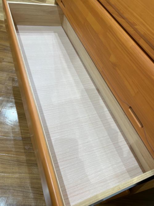 三友ファニチャー (サンユウファニチャー) 7段チェスト ブラウン