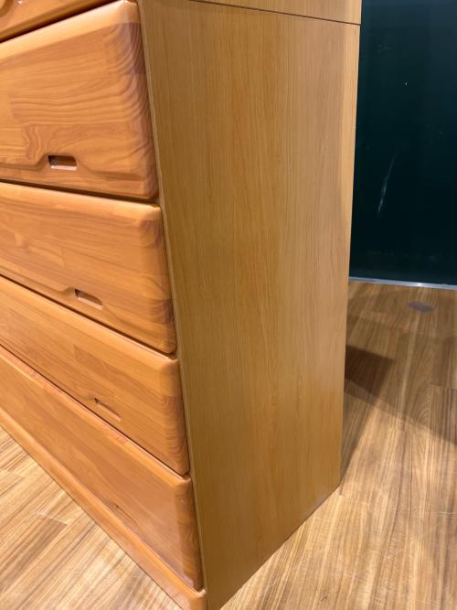 三友ファニチャー (サンユウファニチャー) 7段チェスト ブラウン