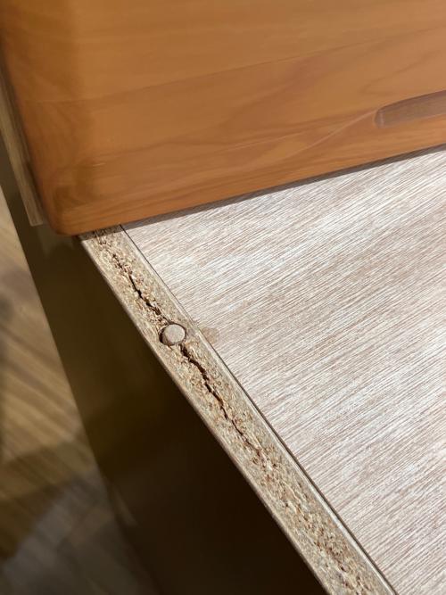 三友ファニチャー (サンユウファニチャー) 7段チェスト ブラウン