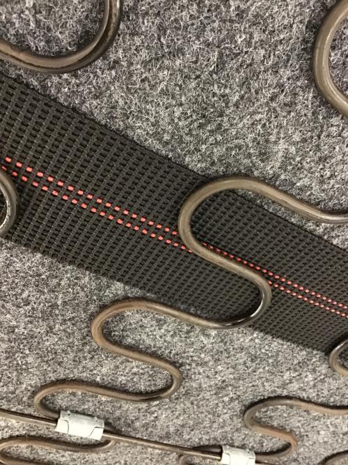 起立木工 (キリツモッコウ) 2人掛けソファー ナチュラル×グリーン ノルディ