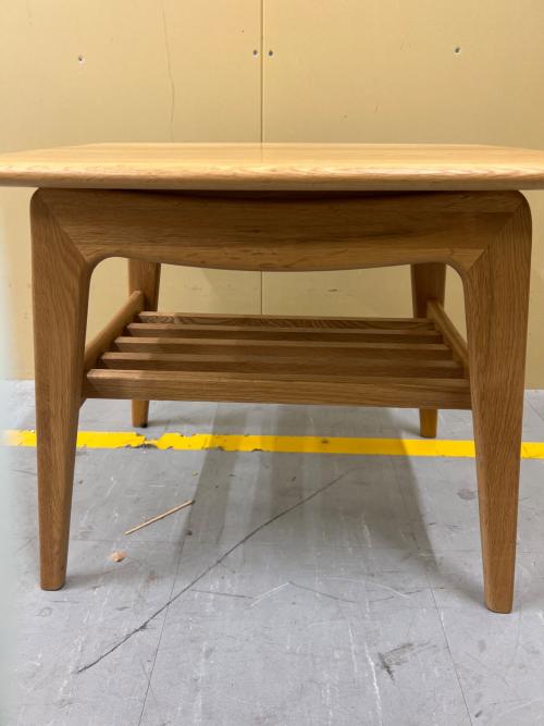 起立木工 (キリツモッコウ) サイドテーブル 幅60 奥45 高47 ナチュラル ノルディ