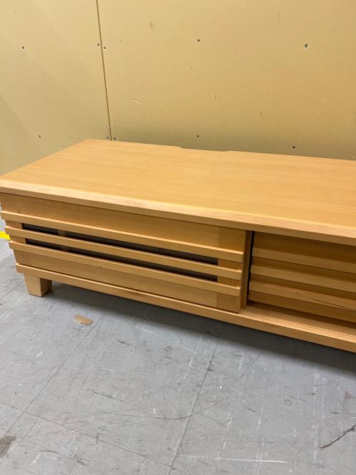 テレビボード 幅120 奥42 高34（ｃｍ） ナチュラル