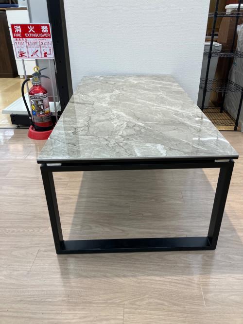 ニトリ センターテーブル 2024年製 幅120×奥行60×高さ40cm ライトグレー セーラル120