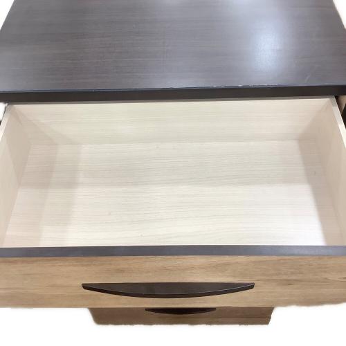 三幸ジャパン (サンコウジャパン) 6段チェスト ブラウン×ダークブラウン