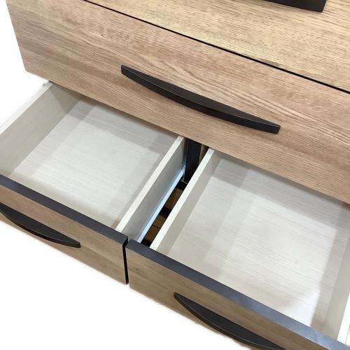 三幸ジャパン (サンコウジャパン) 6段チェスト ブラウン×ダークブラウン