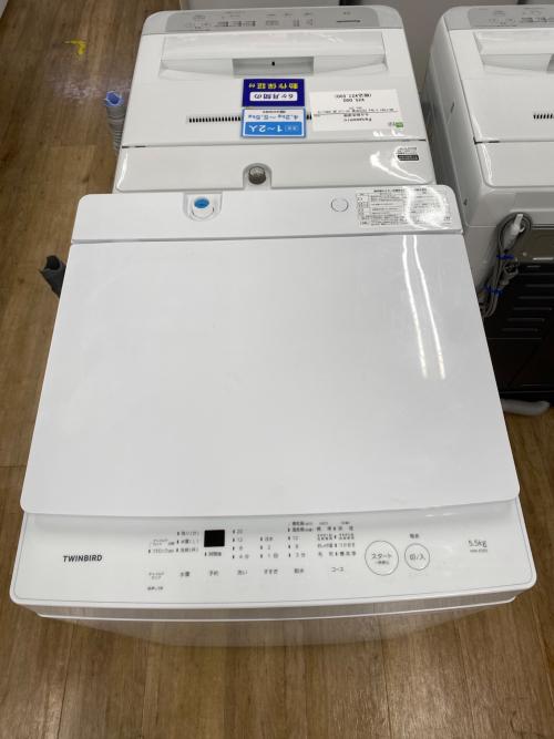TWINBIRD (ツインバード) 全自動洗濯機 WM-ED55 2024年製