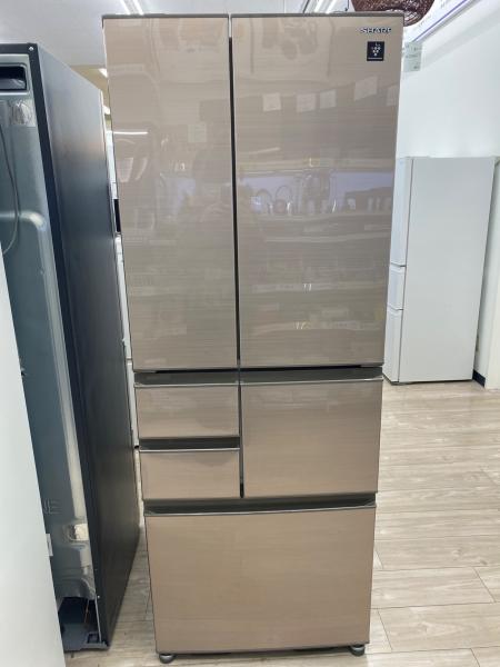 ★3ヶ月保証付き★冷蔵庫★2021年★シャープ★SJ-F503G★502L★R-907 冷蔵庫 シャインブラウン SJ-F503G-T [502L /6ドア /観音開きタイプ
