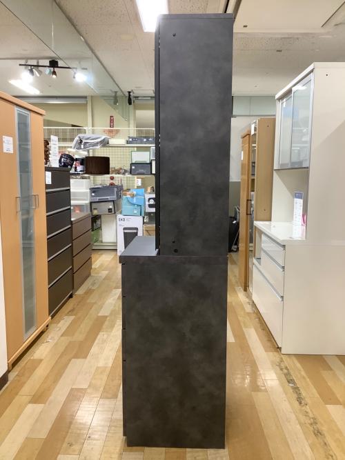 Pamouna (パモウナ) 食器棚 ソフトクローズ ブラック