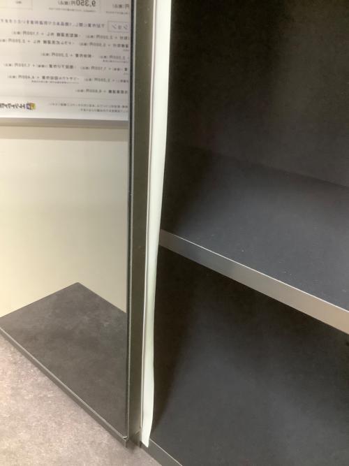 Pamouna (パモウナ) 食器棚 ソフトクローズ ブラック