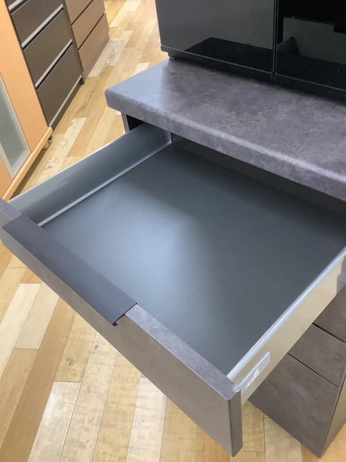 Pamouna (パモウナ) 食器棚 ソフトクローズ ブラック