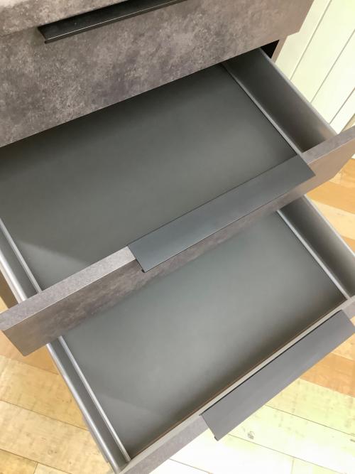 Pamouna (パモウナ) 食器棚 ソフトクローズ ブラック