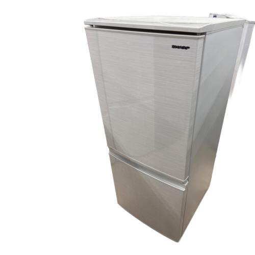 SHARP (シャープ) 2ドア冷蔵庫 SJ-D14E-W 2019年製 137L