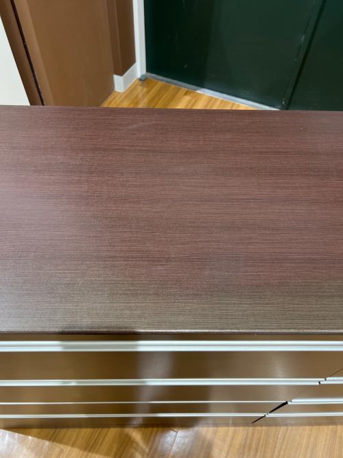 ニトリ ミドルチェスト 幅120 奥42 高90（ｃｍ） ダークブラウン