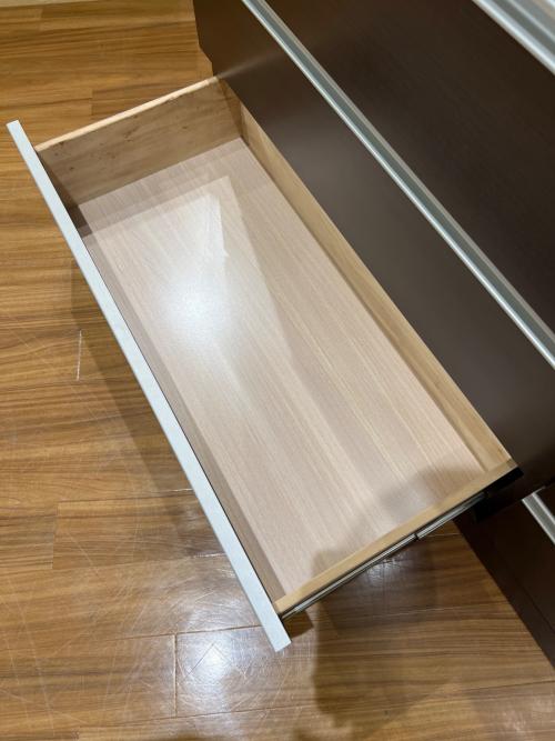 ニトリ ミドルチェスト 幅120 奥42 高90（ｃｍ） ダークブラウン