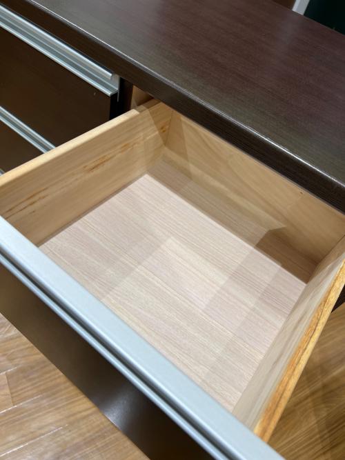 ニトリ ミドルチェスト 幅120 奥42 高90（ｃｍ） ダークブラウン