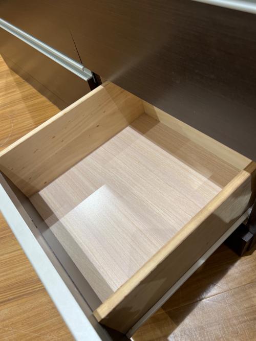 ニトリ ミドルチェスト 幅120 奥42 高90（ｃｍ） ダークブラウン