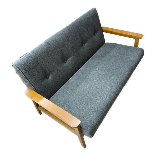 厚手ファブリックソファ グレー ミート