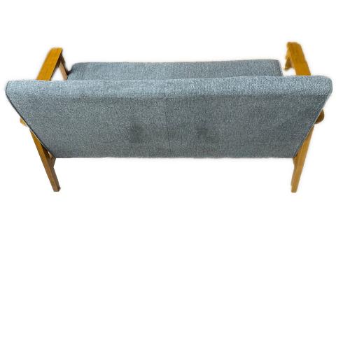 厚手ファブリックソファ グレー ミート