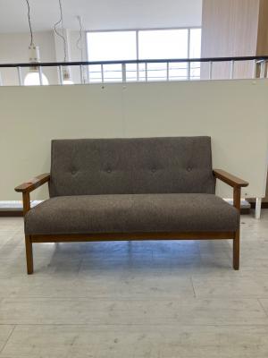 厚手ファブリックソファ ブラウン ミート