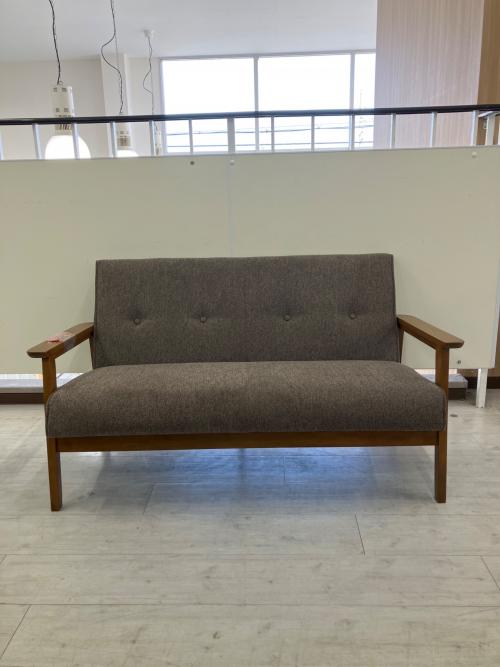 厚手ファブリックソファ ブラウン ミート