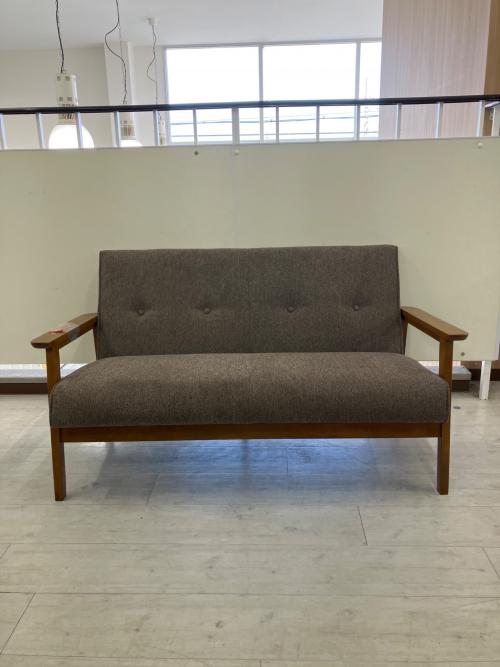 厚手ファブリックソファ ブラウン ミート