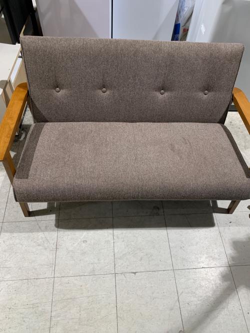 厚手ファブリックソファ ブラウン ミート