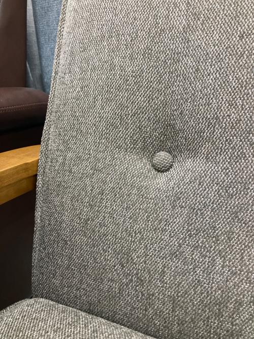 厚手ファブリックソファ ブラウン ミート