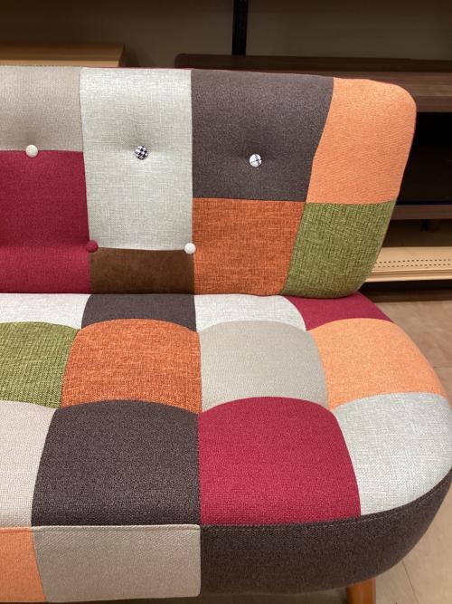 2人掛けソファー デイジー パッチワーク