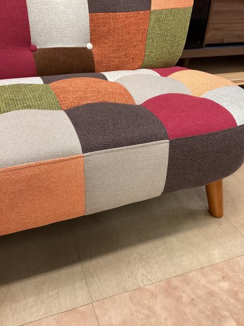 2人掛けソファー デイジー パッチワーク