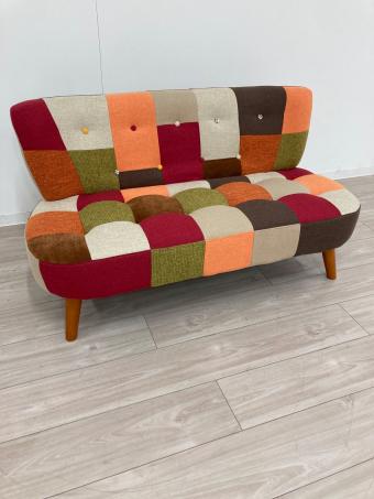 2人掛けソファー デイジー パッチワーク